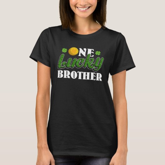 Luck of the Irish St Patrick s Day One Lucky Broth T-Shirt (Vorderseite)