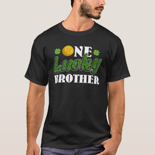 Luck of the Irish St Patrick s Day One Lucky Broth T-Shirt (Vorderseite)