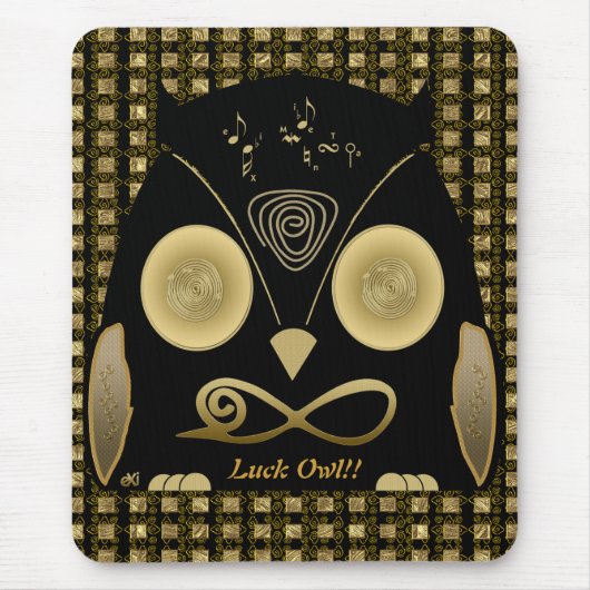 Luck Owl! eXi Mousepad (Vorne)
