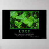 Luck Poster (Vorne)