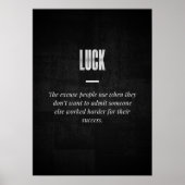 Luck Poster (Vorne)