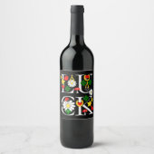 Luck Wine Label Weinetikett (Vorderseite)