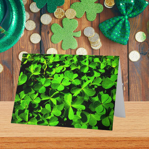 LuckClovers am St. Patrick's Day Karte