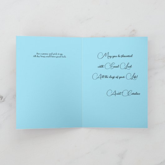 Luckdusche Karte (Innenseite)