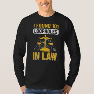 Lücken in der Juristenanwaltskanzlei T-Shirt