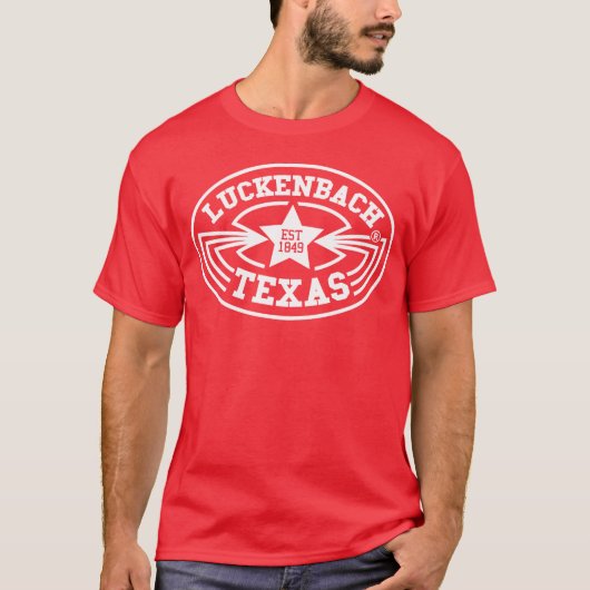 Luckenbach Vintageeas Country Music Retro T-Shirt (Vorderseite)