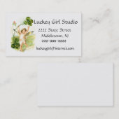 Luckey Mädchen-Studio Visitenkarte (Vorne/Hinten)