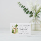 Luckey Mädchen-Studio Visitenkarte (Stehend Vorderseite)