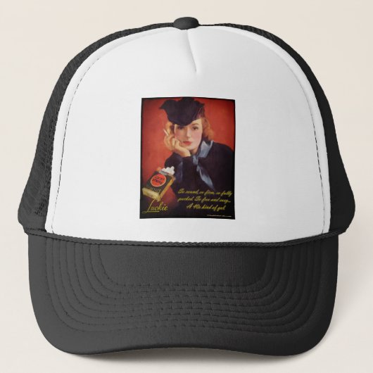 "Luckie" Fernlastfahrer-Hut Truckerkappe (Vorderseite)