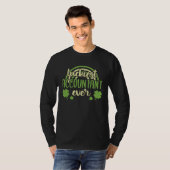 Luckiest Accountant Ever St Patricks Day Shamrock T-Shirt (Vorne ganz)