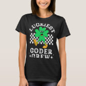 Luckiest Coder Crew Comp Sci Computer Science St P T-Shirt (Vorderseite)