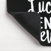 Luckiest Dentist Ever St Patrick Day Shamrocks  Mousepad (Ecke)