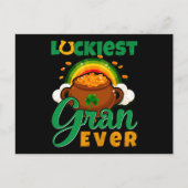 Luckiest Gran Ever St Patricks Day Postkarte (Vorderseite)