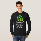 Luckiest Teacher Ever Rainbow St Patricks Day 2 T-Shirt (Vorne ganz)