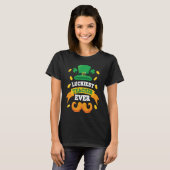 Luckiest Teacher St Patricks Day Love Green Irish  T-Shirt (Vorne ganz)