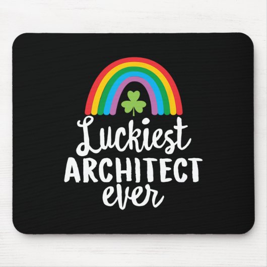 Lücklicher Architekt Aller Zeiten St. Patrick's Da Mousepad (Vorne)