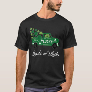 Lucks Kleeblatt Grafisches T-Shirt Männer Saint Pa