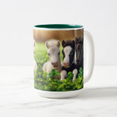 Lucky 3 Wilde Babies Zweifarbige Tasse (VorderseiteRechts)
