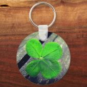 Lucky 4 Blatt Klee Schlüsselanhänger (Vorderseite)