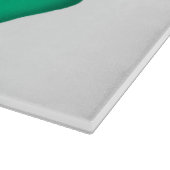 Lucky 4 Leaf Irish Clou Glas Schneidebrett (Ecke)