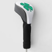 Lucky 4 Leaf Irish Clou Golf Fahrer Kopf Abdeckung Headcover (angewinkelt)