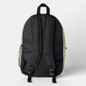 Lucky 4 Leaf Irish Clou hellgrüner Rucksack (Rückseite)