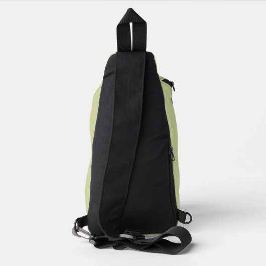 Lucky 4 Leaf Irish Clou hellgrüner Rucksack (Rückseite)