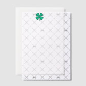 Lucky 4 Leaf Irish Cloud Vellum Papers Pergament Einladungen (Versetzt (Einladung))