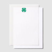 Lucky 4 Leaf Irish Cloud Vellum Papers Pergament Einladungen (Versetzt)