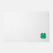 Lucky 4 Leaf Irish Clover Doormat Fußmatte (Vorderseite)