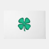 Lucky 4 Leaf Irish Clover Doormat Fußmatte (Vorderseite)