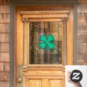 Lucky 4 Leaf Irish Clover Fensterheber Klammern Fr Fensteraufkleber
