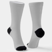 Lucky 4 Leaf Irish Clover graue Premiumsocken Socken (Gewinkelt)