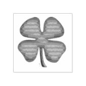 Lucky 4 Leaf Irish Clover Gummi Briefmarke Gummistempel (Prägung)