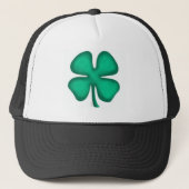 Lucky 4 Leaf Irish Clover LKW-Hut Truckerkappe (Vorderseite)