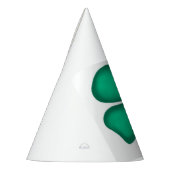 Lucky 4 Leaf Irish Clover Party hat große Klee Partyhütchen (Links)