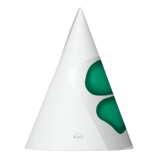 Lucky 4 Leaf Irish Clover Party hat große Klee Partyhütchen (Links)