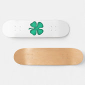 Lucky 4 Leaf Irish Clover Skateboard (Horizontal)