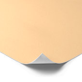 Lucky 4 Leaf Irish Clover tan mattes Poster (Ecke)