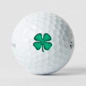 Lucky 4 Leaf Irish Clover Taylor Made Golf Bälle (Vorderseite)