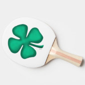 Lucky 4 Leaf Irish Clover Tischtennis Paddle Tischtennis Schläger (Seitenansicht)
