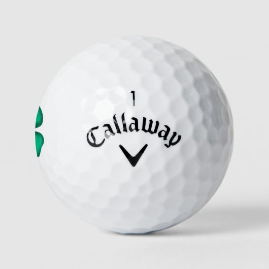 Lucky 4 Leaf Irish Clover Warbird Golf Bälle (Logo)