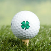 Lucky 4 Leaf Irish Clover Warbird Golf Bälle (Insitu T-Shirt)