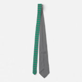 Lucky 4 Leaf Irish Florgray necktie Krawatte (Rückseite)