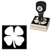 Lucky 4 Leaf Irish Kleber invertierte lg Briefmark Gummistempel (Stempel)