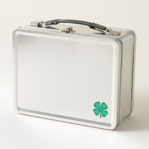 Lucky 4 Leaf Irish Klee rostfrei stl lunchbox