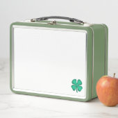 Lucky 4 Leaf Irish Klee weiß n grüne lunchbox (Beispiel)