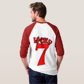 LUCKY-7 T-Shirt (Schwarz voll)