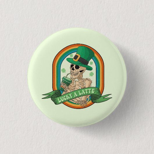 Lucky A Latte Button (Vorderseite)