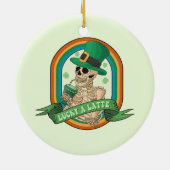 Lucky A Latte Keramik Ornament (Hinten)